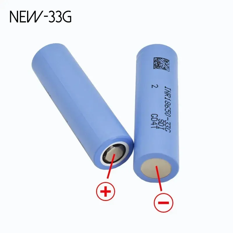 1-20PCS INR18650 33G 3.7V 3300mAH Rechargeable Li-Ion Battery 30A Discharge for INR18650 Flashlight Car LED Lights Lamps