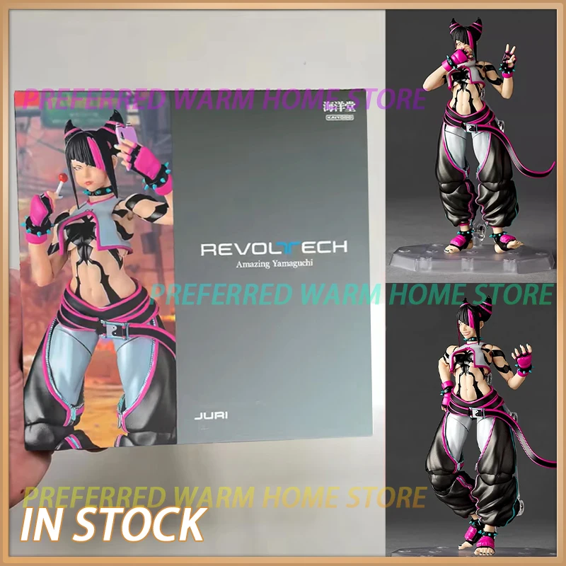 

In Stock Kaiyodo Han Juri Movability Model Toys Revoltech AMAZING YAMAGUCHI SF6