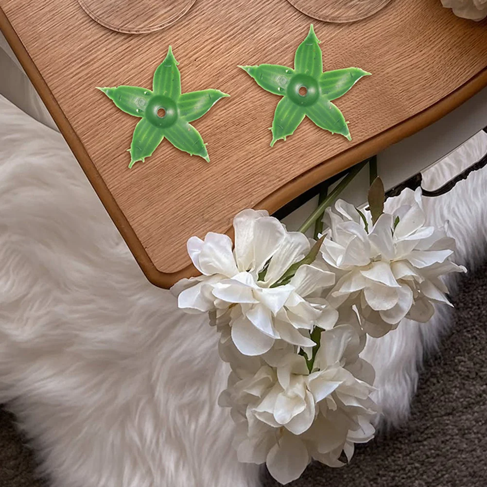 

1 set Plastic Calyxes Green Sepals for DIY Craft Artificial Petals Non Diy Calyxes For Flowers Making Fading Rose Accessories