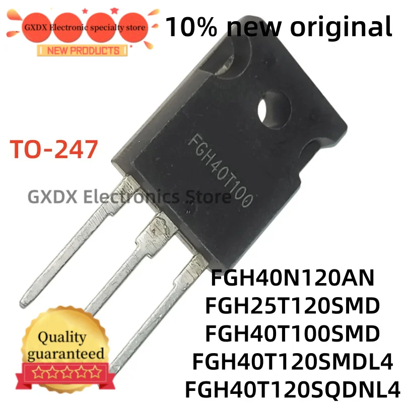 10-20Uds 100% new original FGH40T120SQDNL4 TO247 FGH40T120SMD FGH40T100SMD FGH30N120FTD TO-247 Quick Delivery
