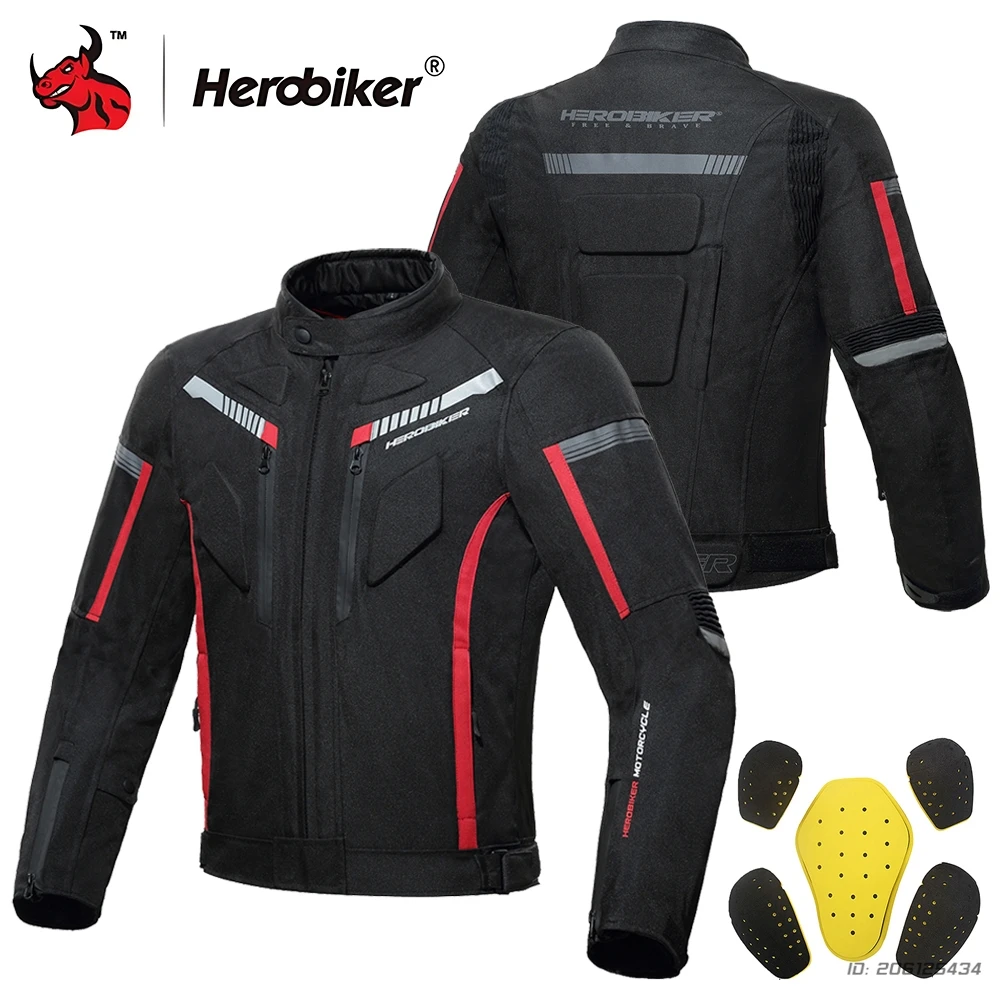 

Мужская мотоциклетная куртка, износостойкая, защита от падения, мотоциклетная куртка, светоотражающая с 5 шт., защитная мотоциклетная куртка