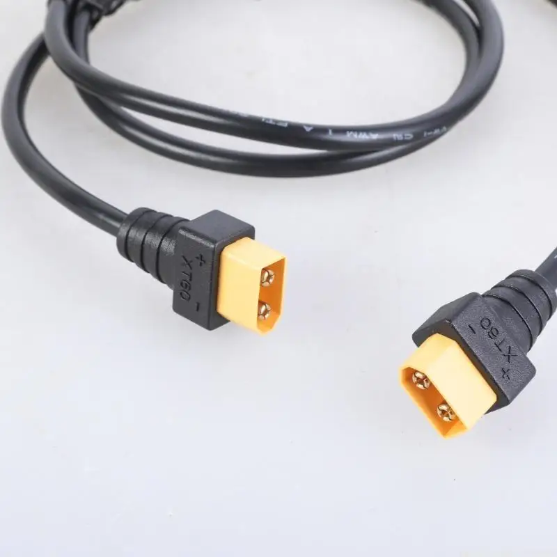 F62C Portable XT60 Battery Charging Cable XT60 Male to Male/Female to Female Connectors Extension Adapter Cord for Battery