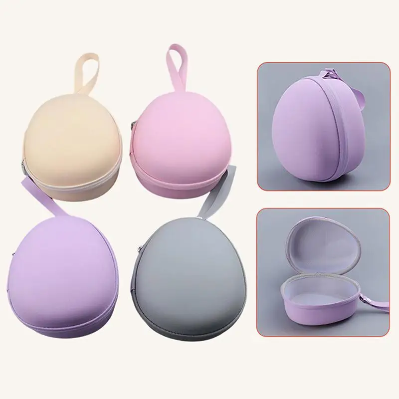 New EVA U Type Neck Pillow Storage Case Portable Hard Storage Bag Noon Break Zipper Memory Foam Pillow Box Travel