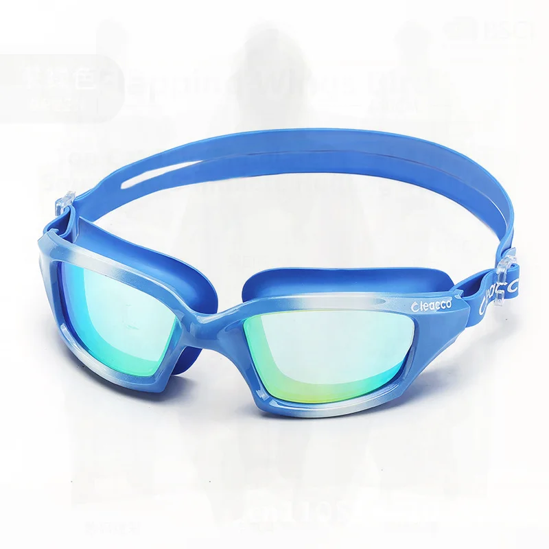 liku-mc1530-genuine-waterproof-anti-fog-electroplated-swimming-goggles-for-adults-high-definition-large-frame-red-black-blue