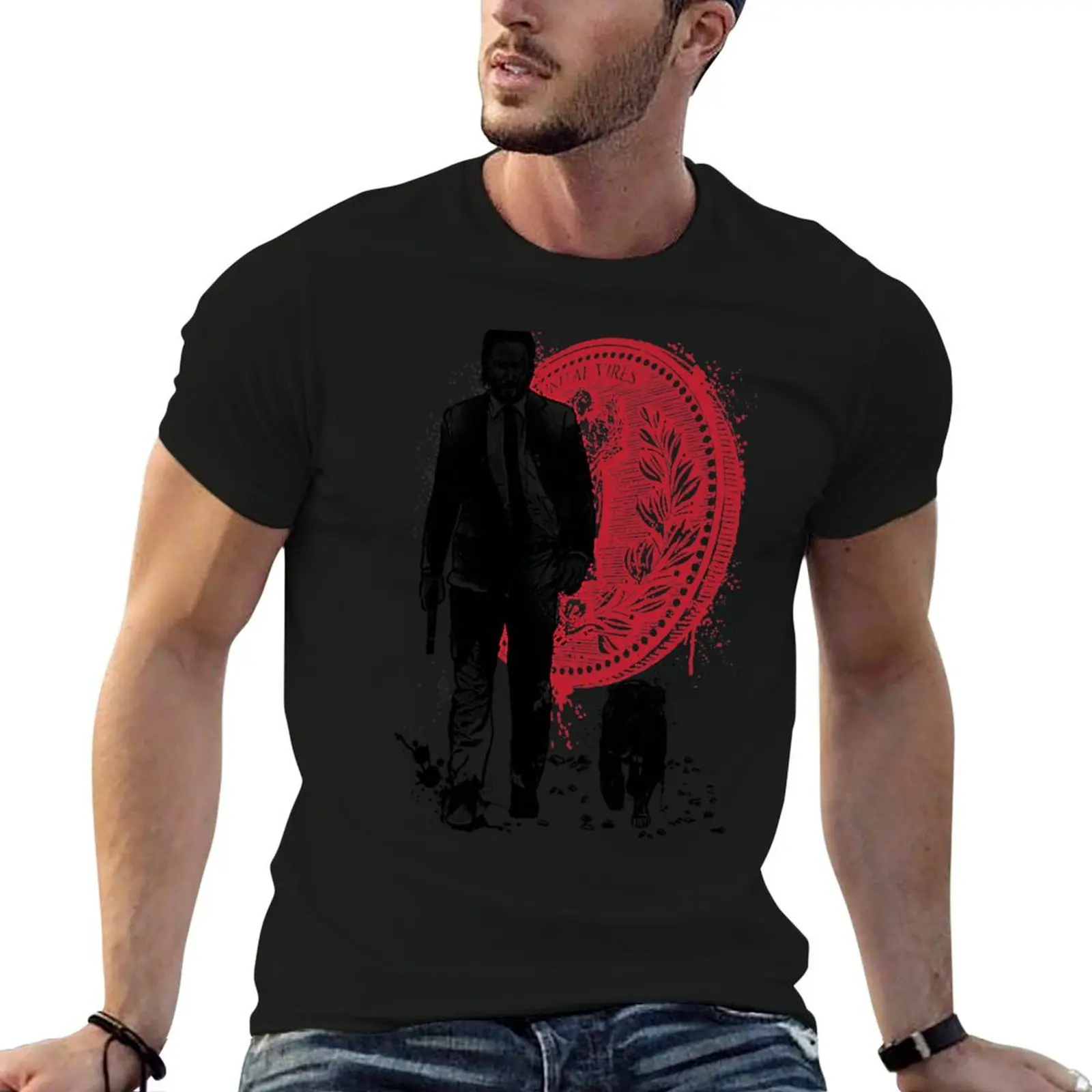 man Lone cotton shirt and Cub t t for T-Shirt shirts man plain Hitman