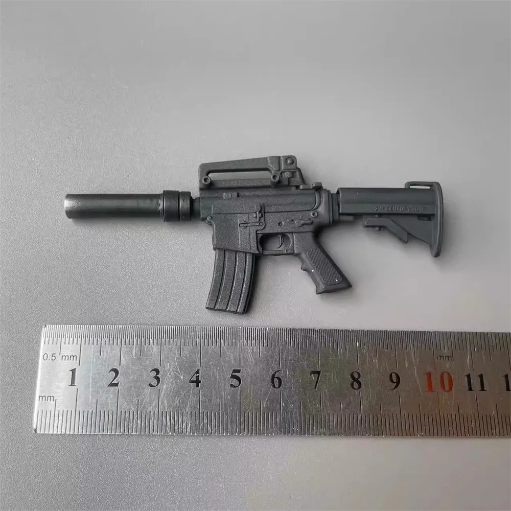 21st Toys Model Scale 1/6  Mini Toys Weapon Model M4 Main Weapon PVC Material Not Real For 12