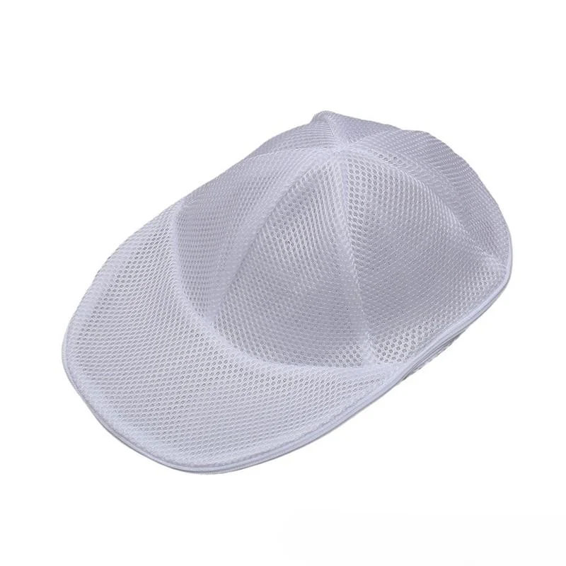 Hat Wash Protector Baseball Cap Cleaner Holder Zippered Mesh Laundry Bag for Flat Hat Curved Cap Washing Cage Hat Washer Cleaner