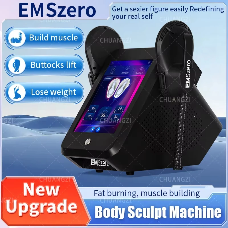 EMS Body Slim Sculpt กระตุ้นกล้ามเนื้อไขมัน Removel 6500W EMSzero ไฟฟ้าเครื่อง Hi-emt RF ลดน้ําหนักแบบพกพาแม่เหล็กไฟฟ้า