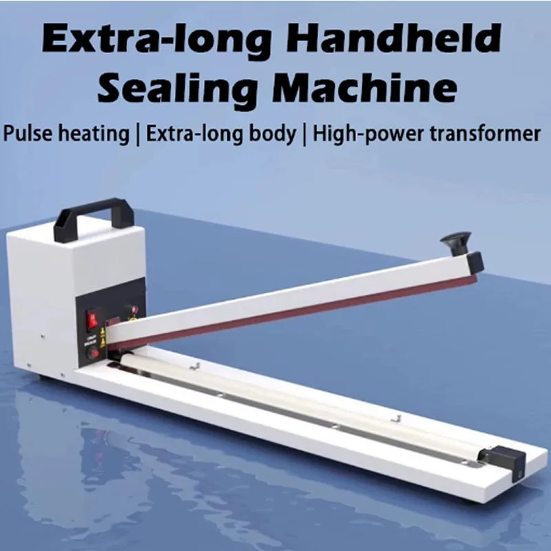 Impulse Sealer Plastic Film Foil Bags Impulse Sealing Machine 8-level Temperature Adjustment Size 45/60/75/90CM for Option