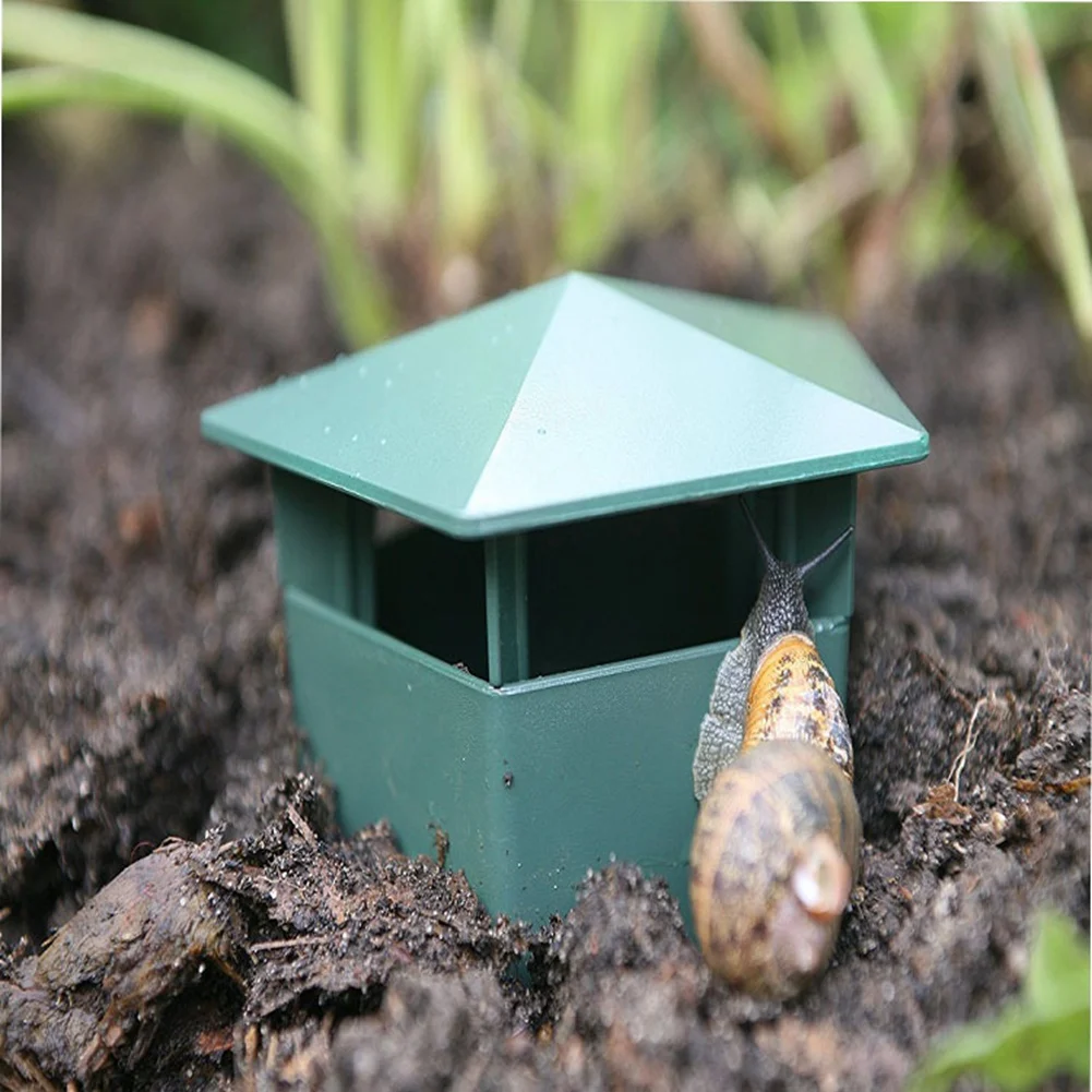 10 Stück wieder verwendbare Köder Schnecken fallen Garten fang falle sichere Garten Schnecken Schnecken fänger umwelt freundliche Schnecken käfige