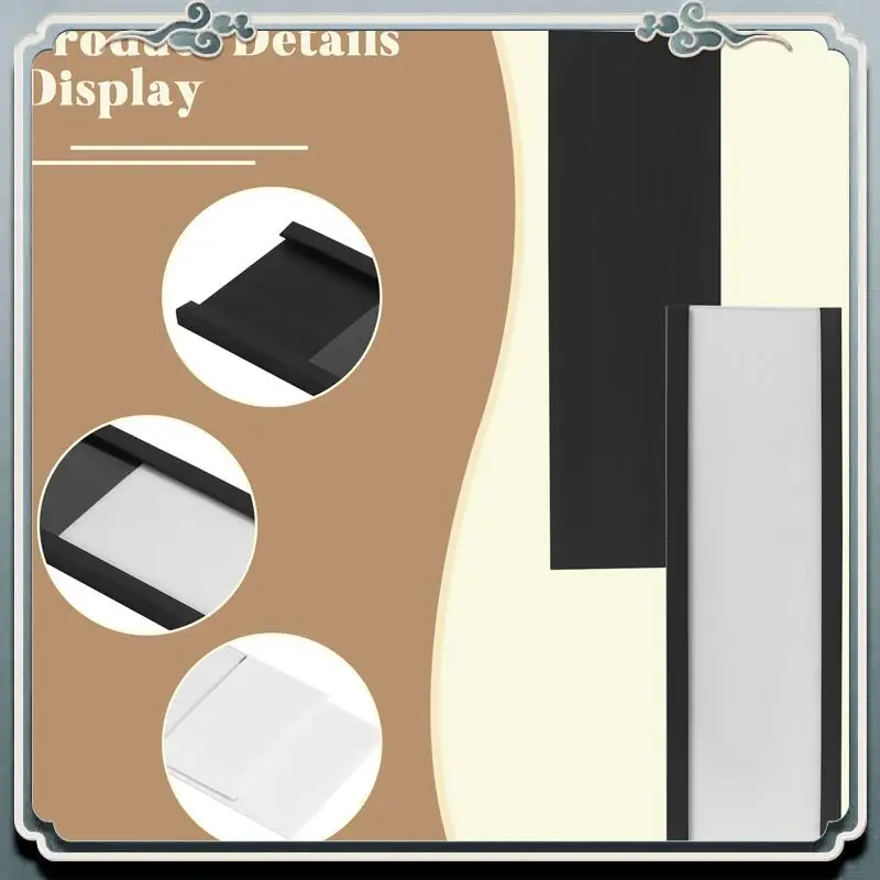 Premium 30Pcs Magnetic Label Holders,Sign And Ticket Holder,Holders For Metal Shelf Label Organization, Whiteboard