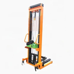 Electric manual hydraulic forklift 1 ton, 2 tons, 3 tons, stacking height, small loading and unloading truck, double gantry type