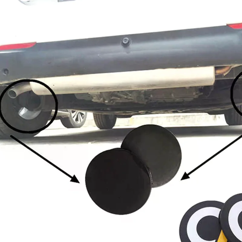 

2 шт. задняя водонепроницаемая антикоррозийная выхлопная труба, защитная крышка для Smart 450 451 453 Fortwo Forfour W451 W453
