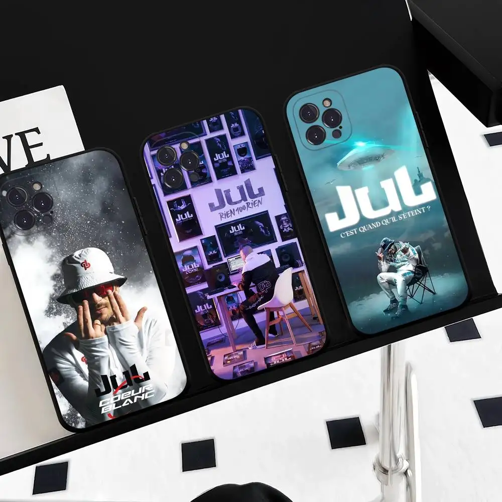 France J-Jul R-Rapper Silicone Case For Iphone 17 Air 16 15 14 13 12 11 Pro Max Plus Basic Case