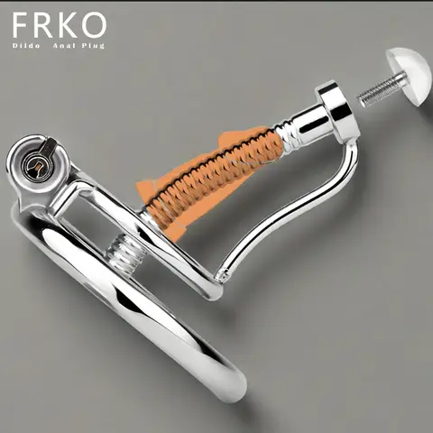 FRKO hommes Tube d'acier serrure coq Cage de chasteté dispositif Cage de perçage CBT jeux pour adultes exercice de pénis masculin joueur avancé jouet sexuel