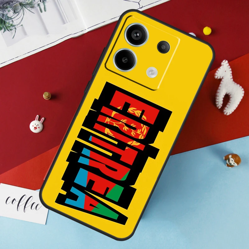 Eritrea Flag Case For Xiaomi Redmi 12 13C 12C 10C 9C Redmi Note 13 9 10 11 12 Pro 9S 10S 11S 12S Cover image 3