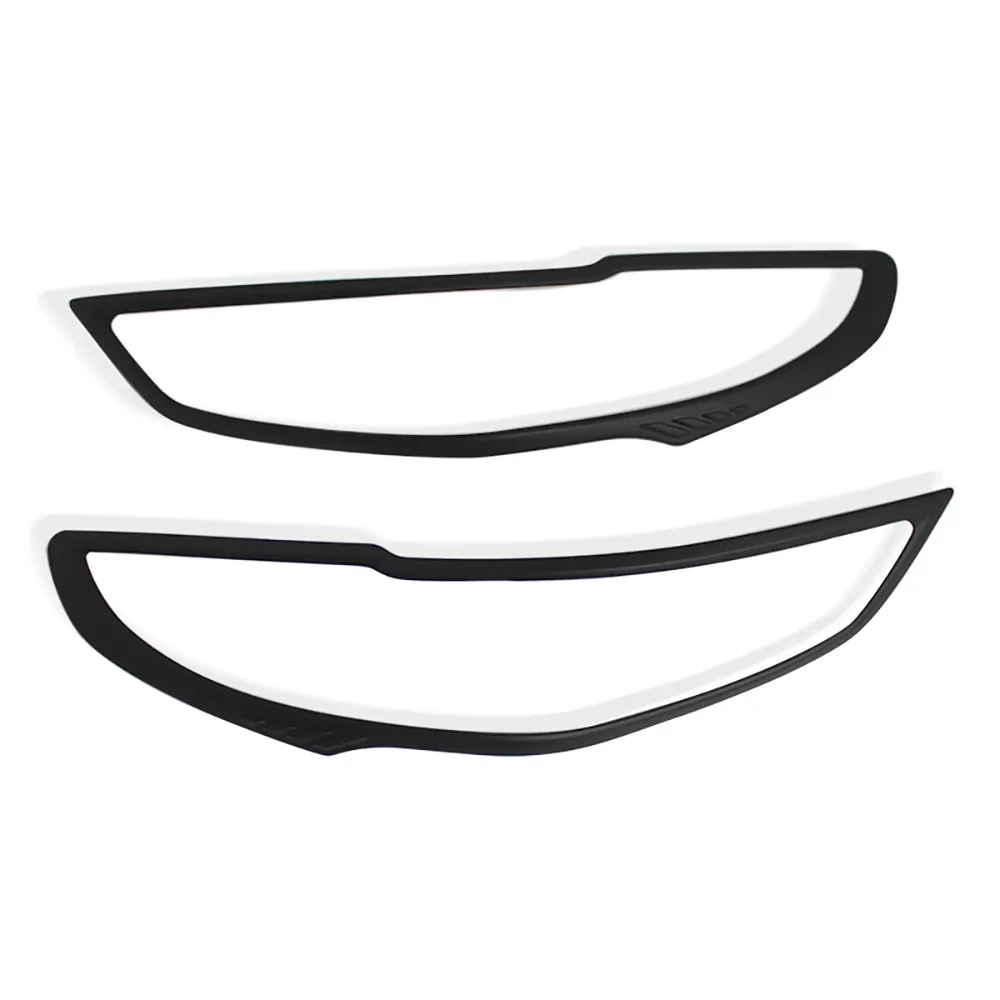 4X4 Exterior Accessories Parts ABS Matte Black Headlight Cover For Mazda bt50 BT-50 2021 2022 Front Lamp Protection Cover