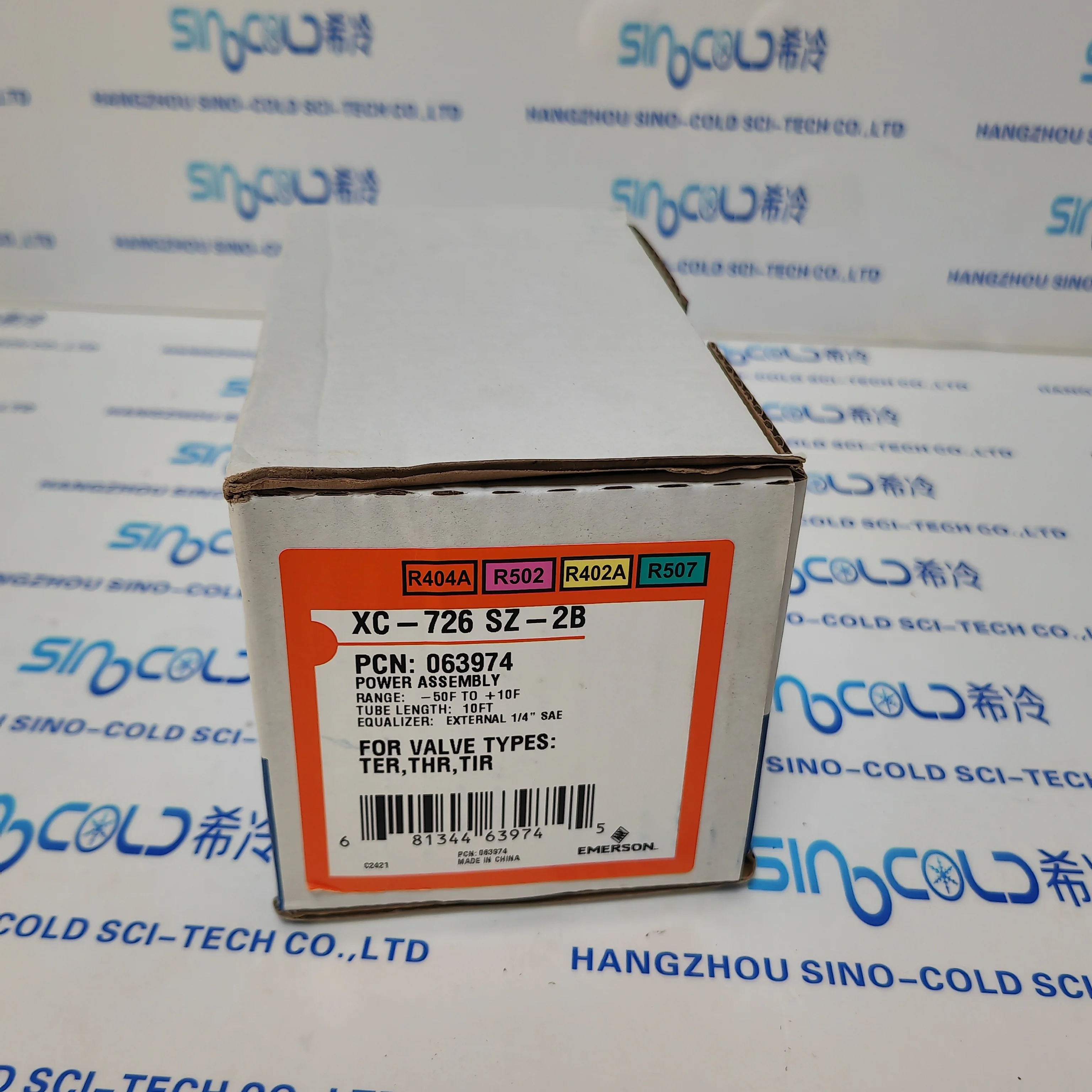 New XC-726SZ-2B Thermostatic Expansion Valve Thermal Envelope Power Assembly for R404A R402A R507 Refrigeration Systems