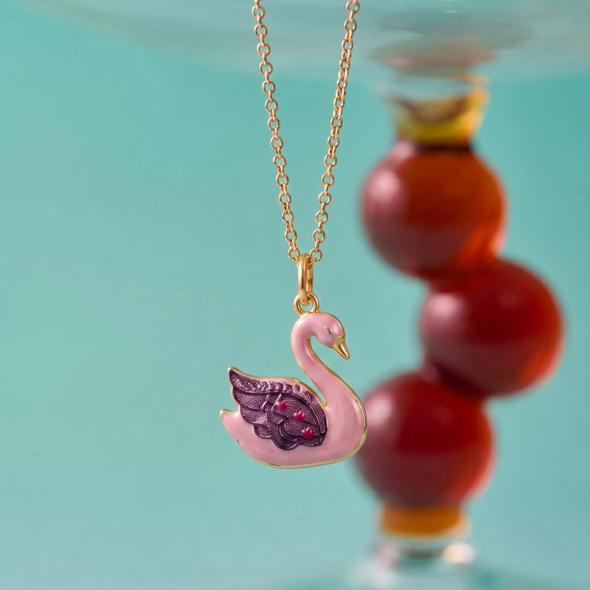 New Pink Lace Animal Series Pendant Copper Plate Gold Charms Antique Jewelry Making DIY Handmade Craft Wholesale