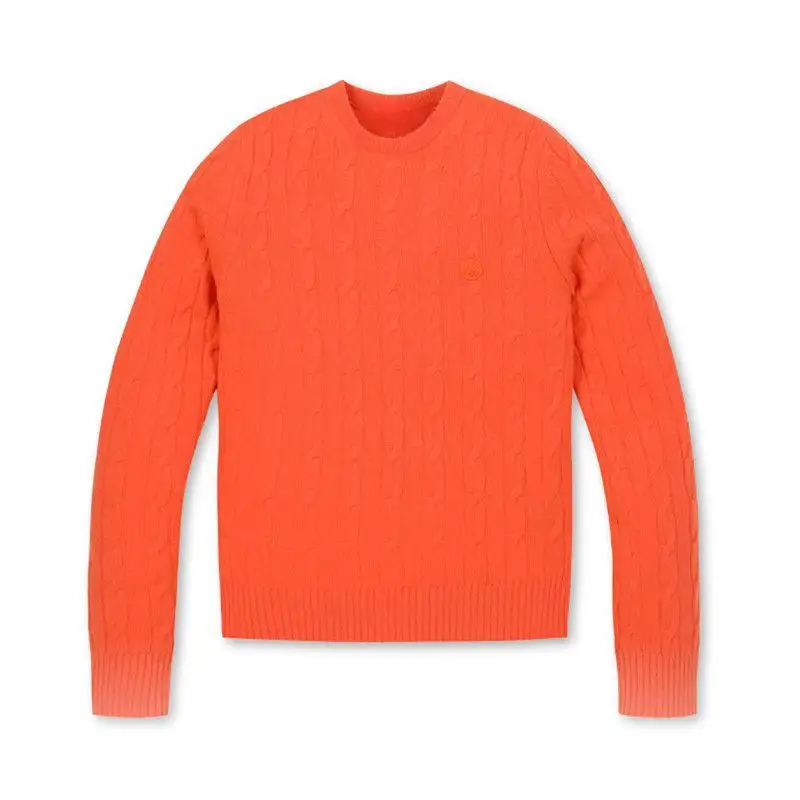 clearance-sale-women-golf-wear-fashion-crew-neck-knit-sweater-spring-autumn-long-sleeve-warm-versatile-golf-top
