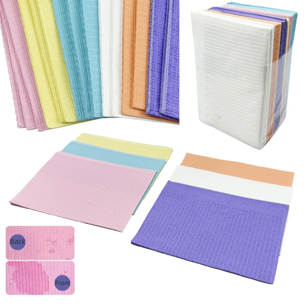 

50pcs/bag Dental Bibs Disposable Tattoo Clean Pad Waterproof Apron Dentist Sheets Napkin Table Protection Covers Accessories New