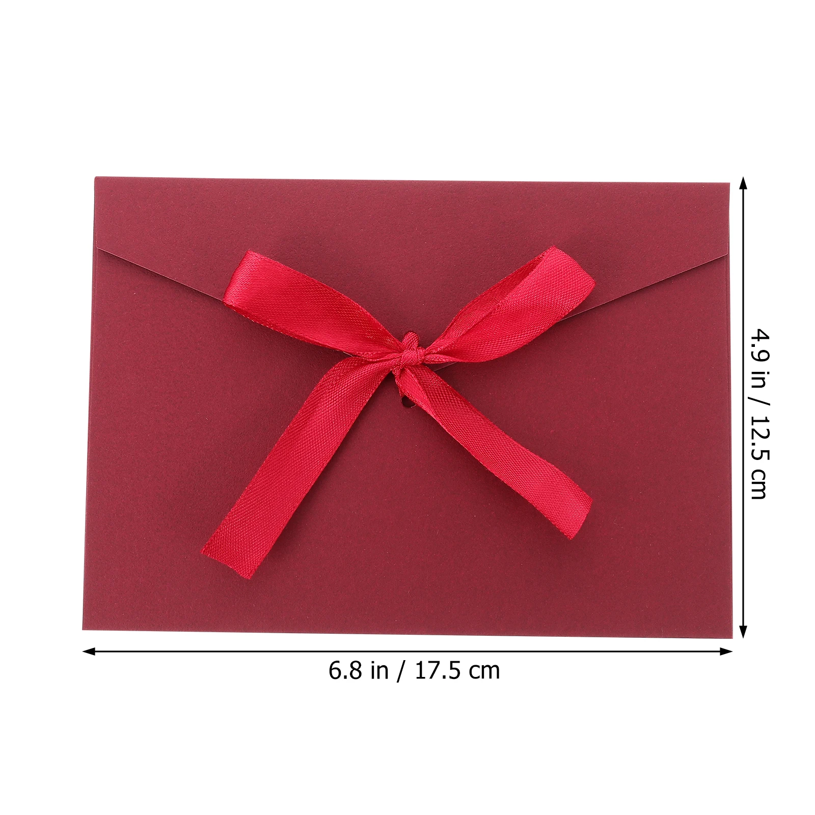 

10 Pcs Invited Bow Postcard Small Coloured Envelopes Paper Invitation Cards Large Package Colorful