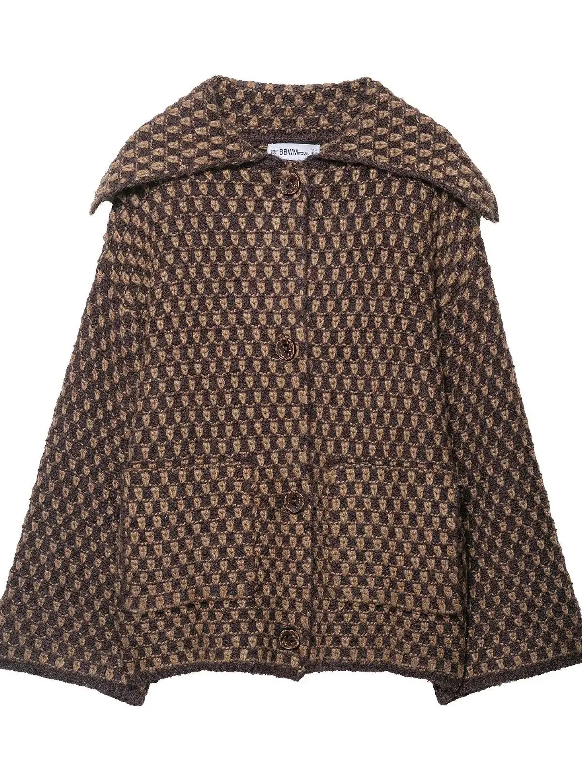 Koreaanse stijl dames herfst en winter 2025, nieuw los en afslankend casual gebreid vest temperamentjack - afbeelding 2