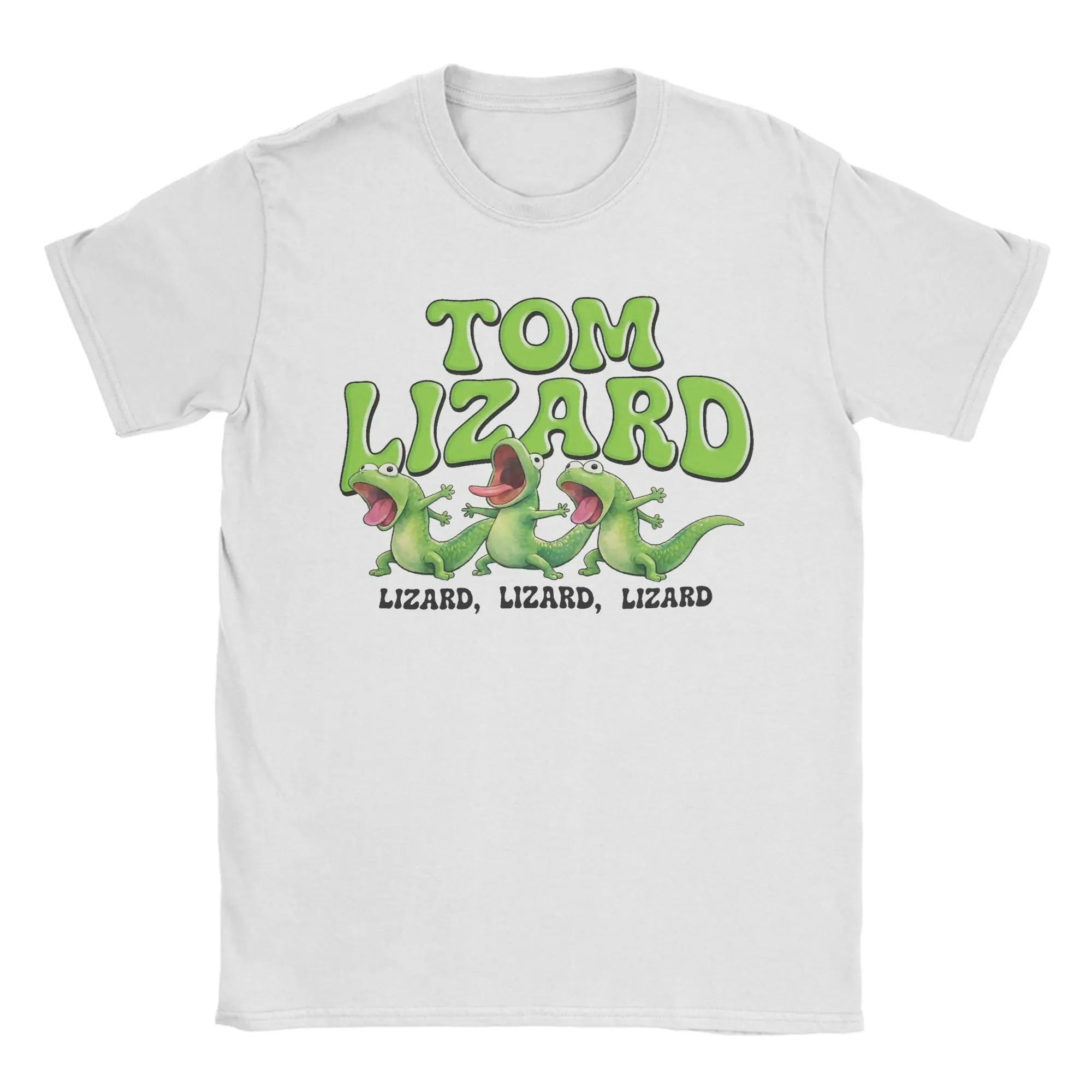 Футболка унисекс Hoppers Tom The Lizard из чистого хлопка с принтом, верхняя одежда