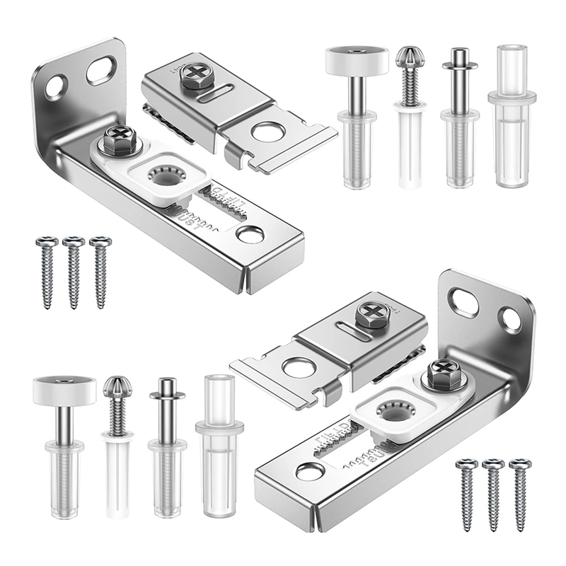 Kit di riparazione Hardware per porte bifold-Kit Hardware per binario da 2.22 pollici a 2.54 pollici, accessori per Kit di sostituzione porta tascabile pieghevole