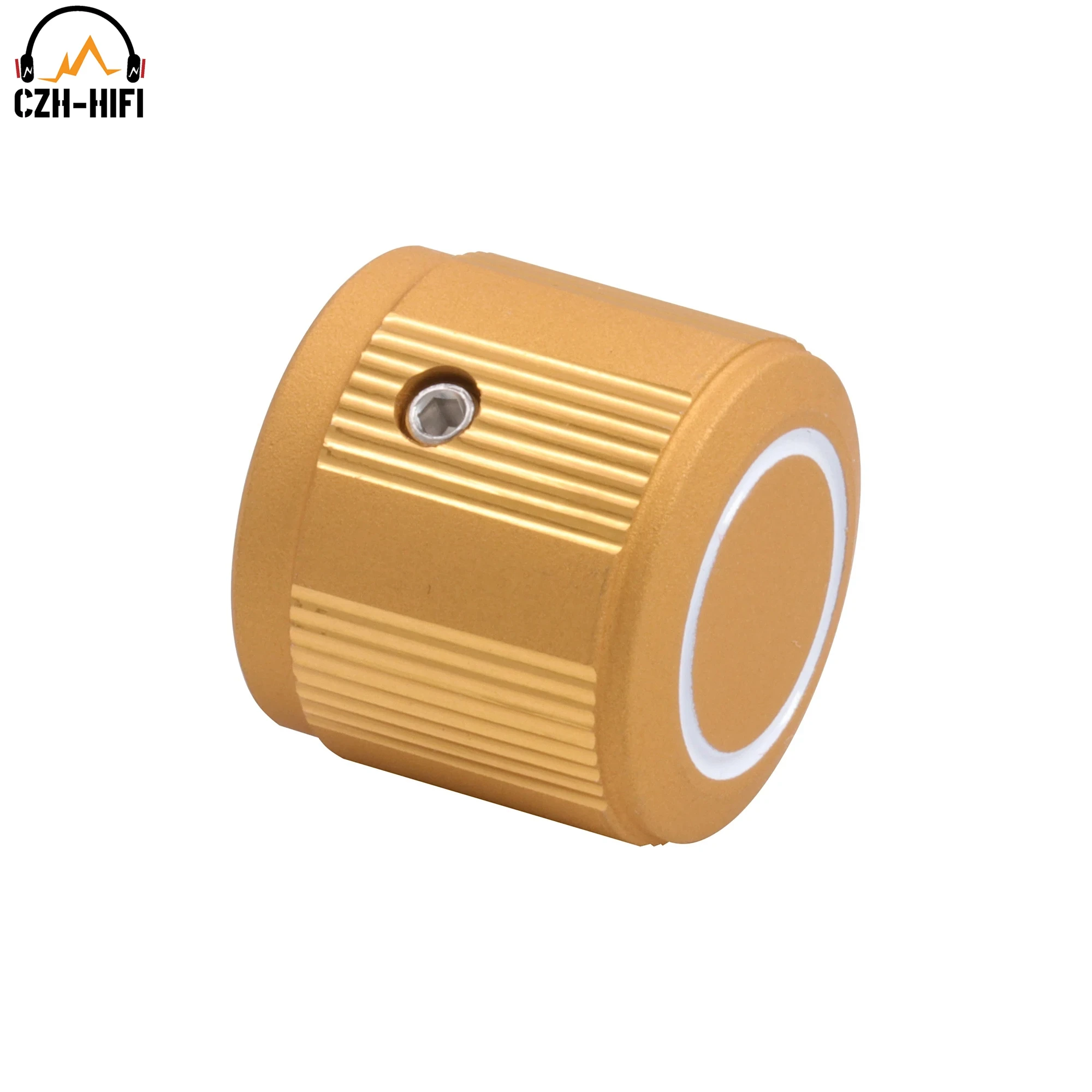 Botón de perilla de potenciómetro de aluminio sólido mecanizado CNC Mini, tapa de botón para Pedal de efecto de amplificador de guitarra, DAC, CD, Subwoofer, Radio Volum, 19mm, 1 unidad