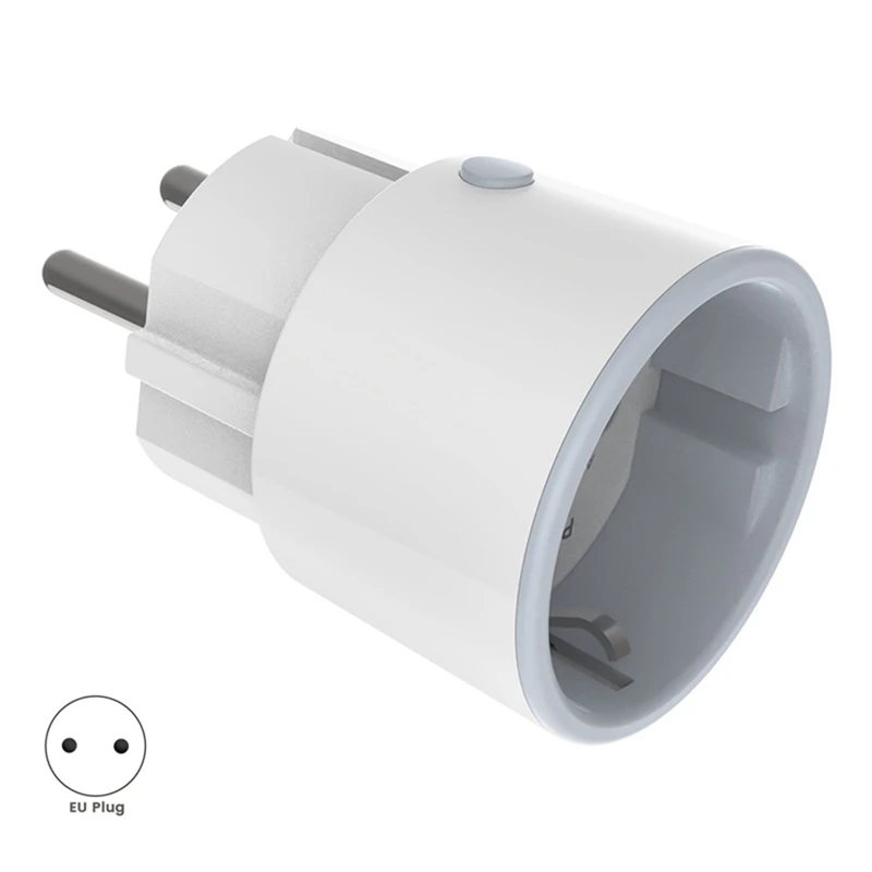 Tuya Smart Zigbee Plug Wi-Fi Розетка 3680 Вт 16 А Мониторинг энергии Смарт-разъем Таймер Умная розетка-вилка европейского стандарта Многоразовая простая в использовании