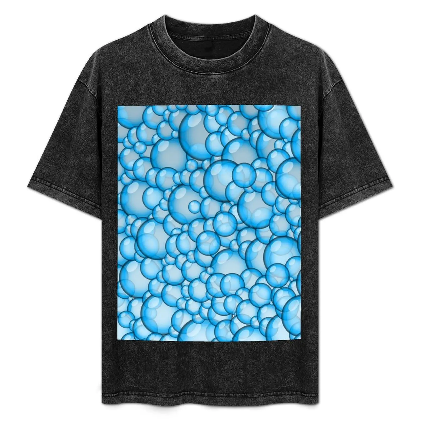 

Bubbles - Blue T-Shirt Lightweight Sport Basic T-Shirt