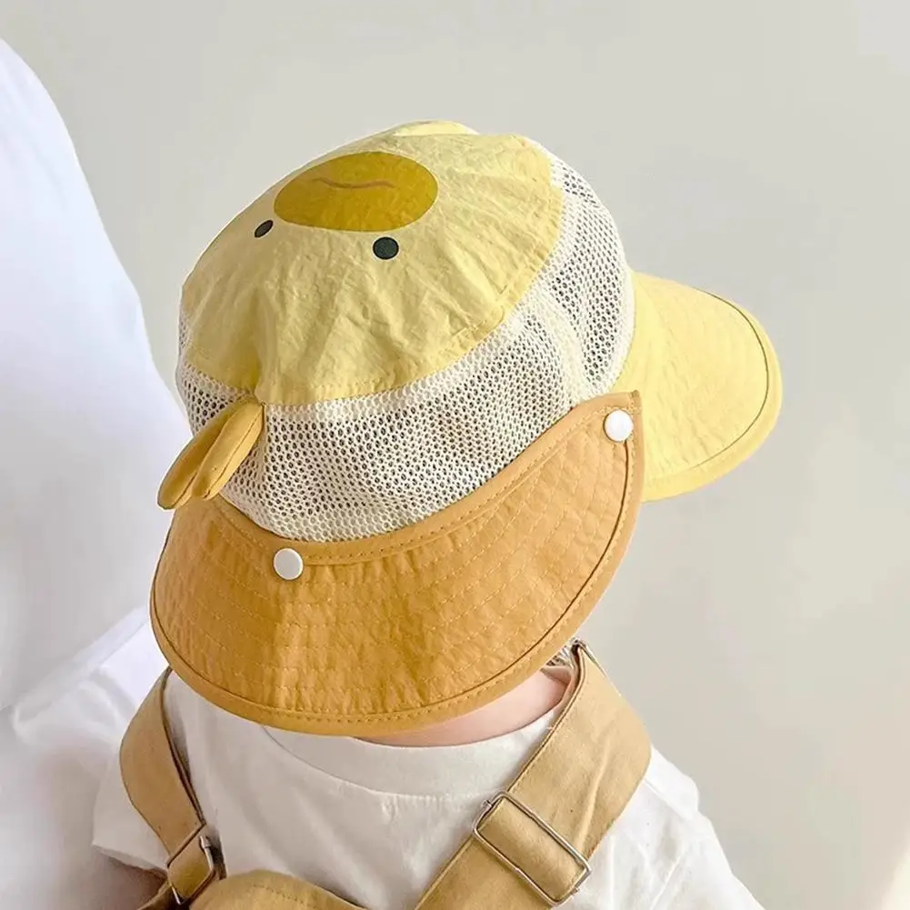 Sonnenhut für Babys, Fishman-Hut, atmungsaktives Netz, Sommer-Sonnenhut, Anti-UV-Sonnenhut, Schattenhut, abnehmbar, Cartoon-Motiv für Jungen und Mädchen – Detail 13