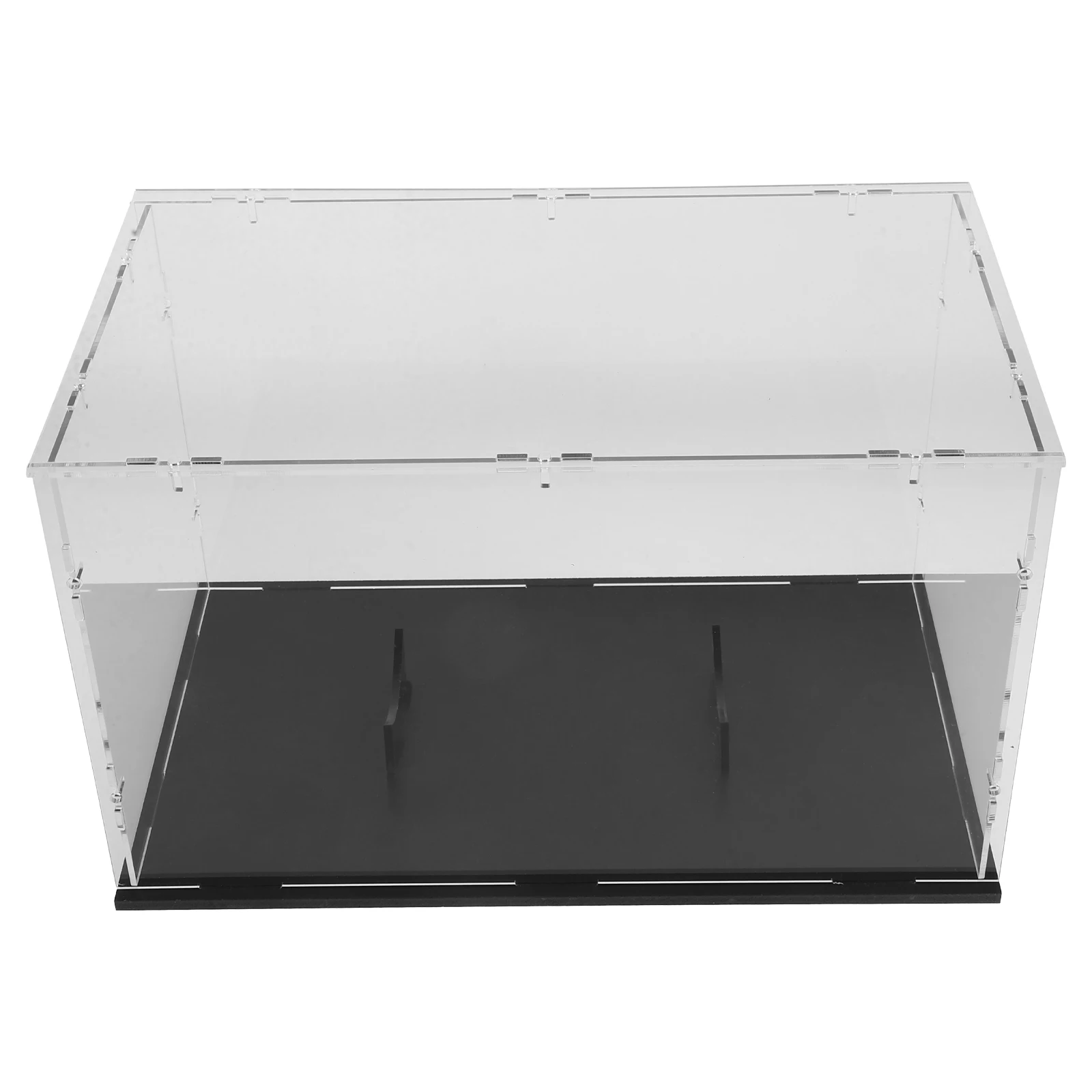 

Rugby Ball Display Case Transparent Acrylic Desktop Showcase Storage Box Sliding Lid Collection Holder Space-Saving Sports