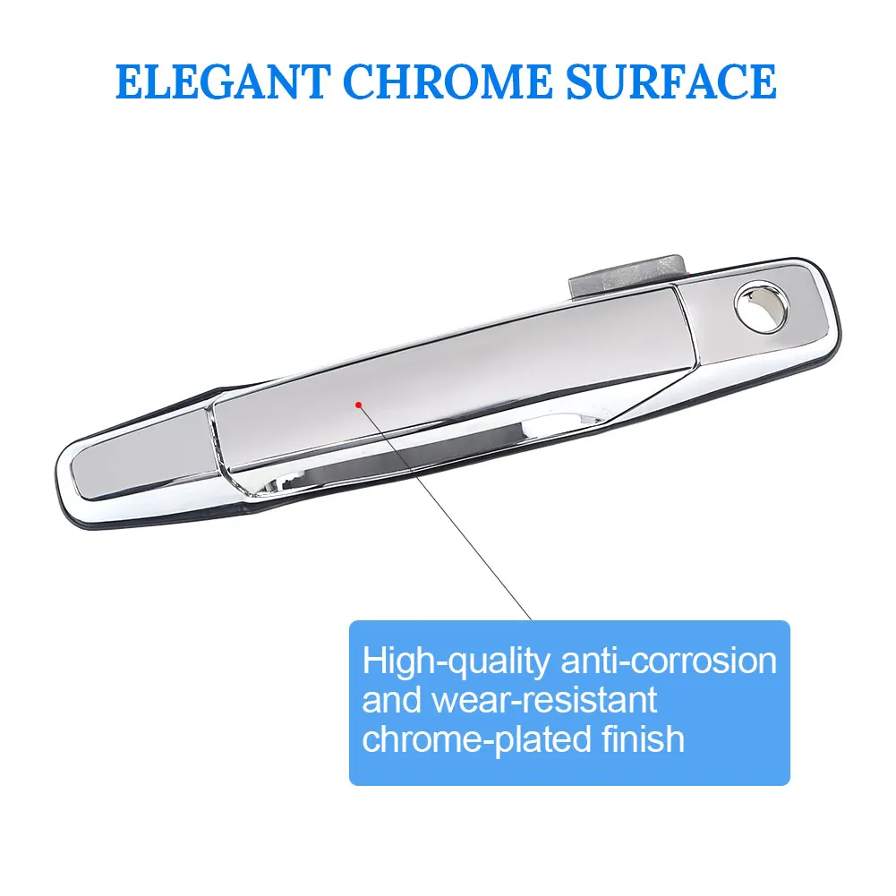 5960521 25960526 Exterior Chrome Door Handle For Sierra Yukon Cadillac Escalade Pickup Outside Chevrolet Silverado Tahoe GMC
