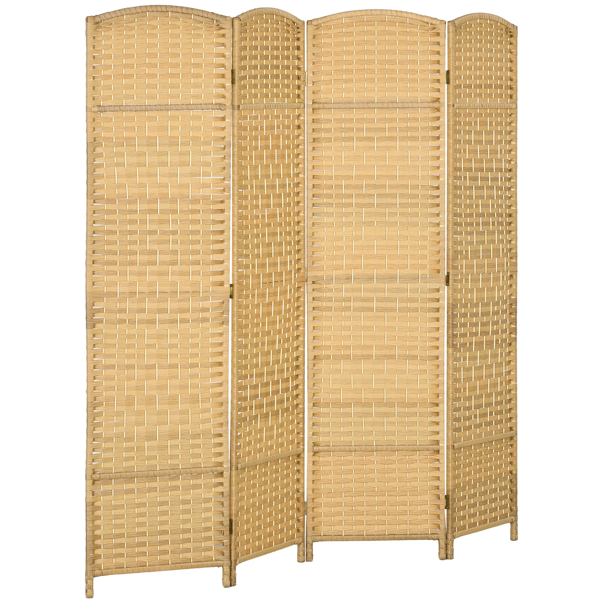 Shoji Screen Divider - Room Divider, 6 Ft 4 Panel