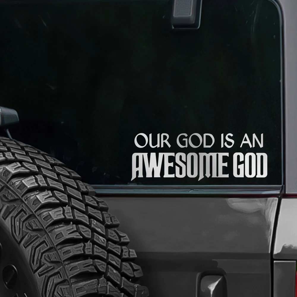 Car Stickers Christian Christ Car Truck Waterproof Vinyl Decal Sticker Creative Vinyl Decorative Decal Auto Exterior Accessories