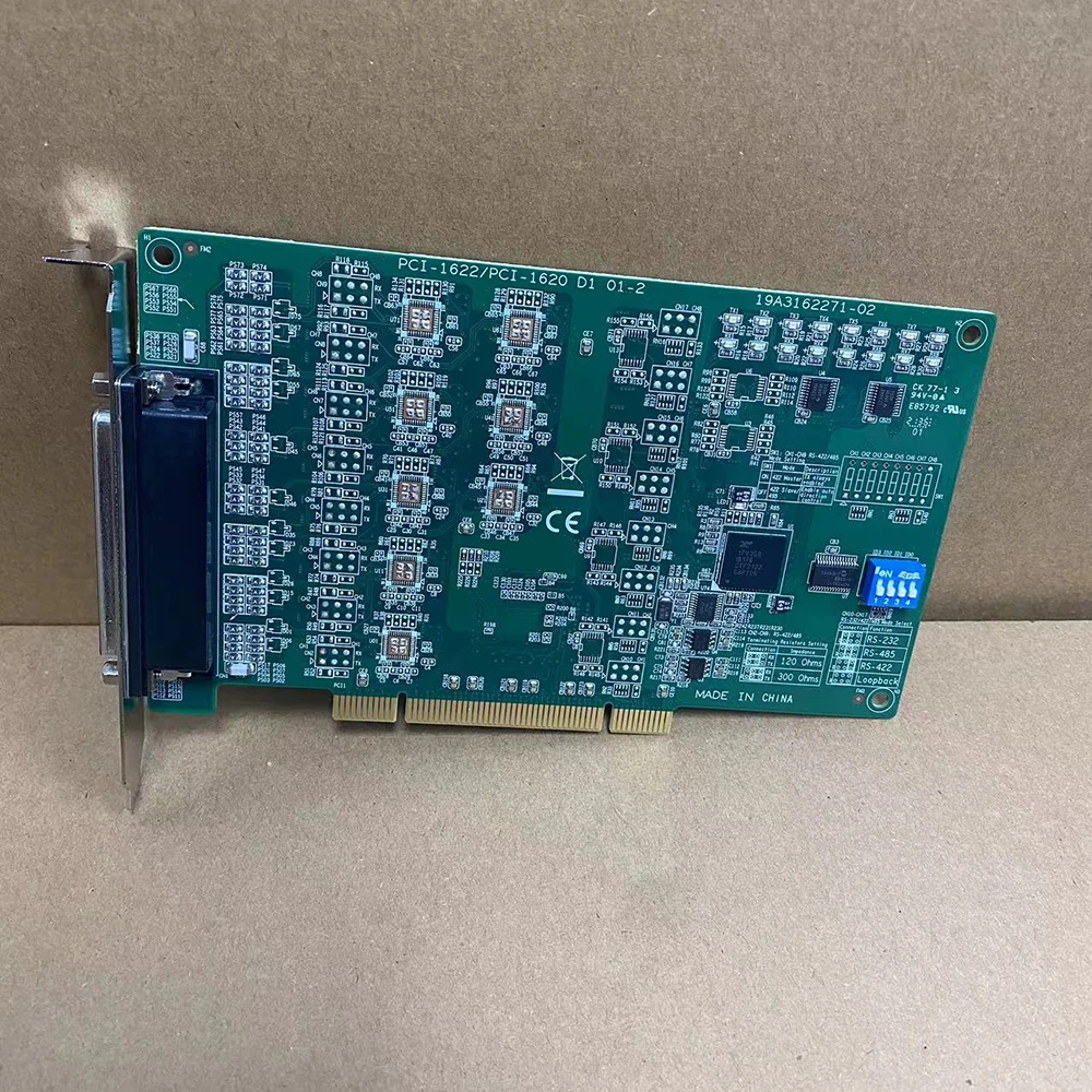 

For Advantech PCI-1620A-DE Serial Port 8-port RS-232PCI Communication card RS-422/485/232 PCI