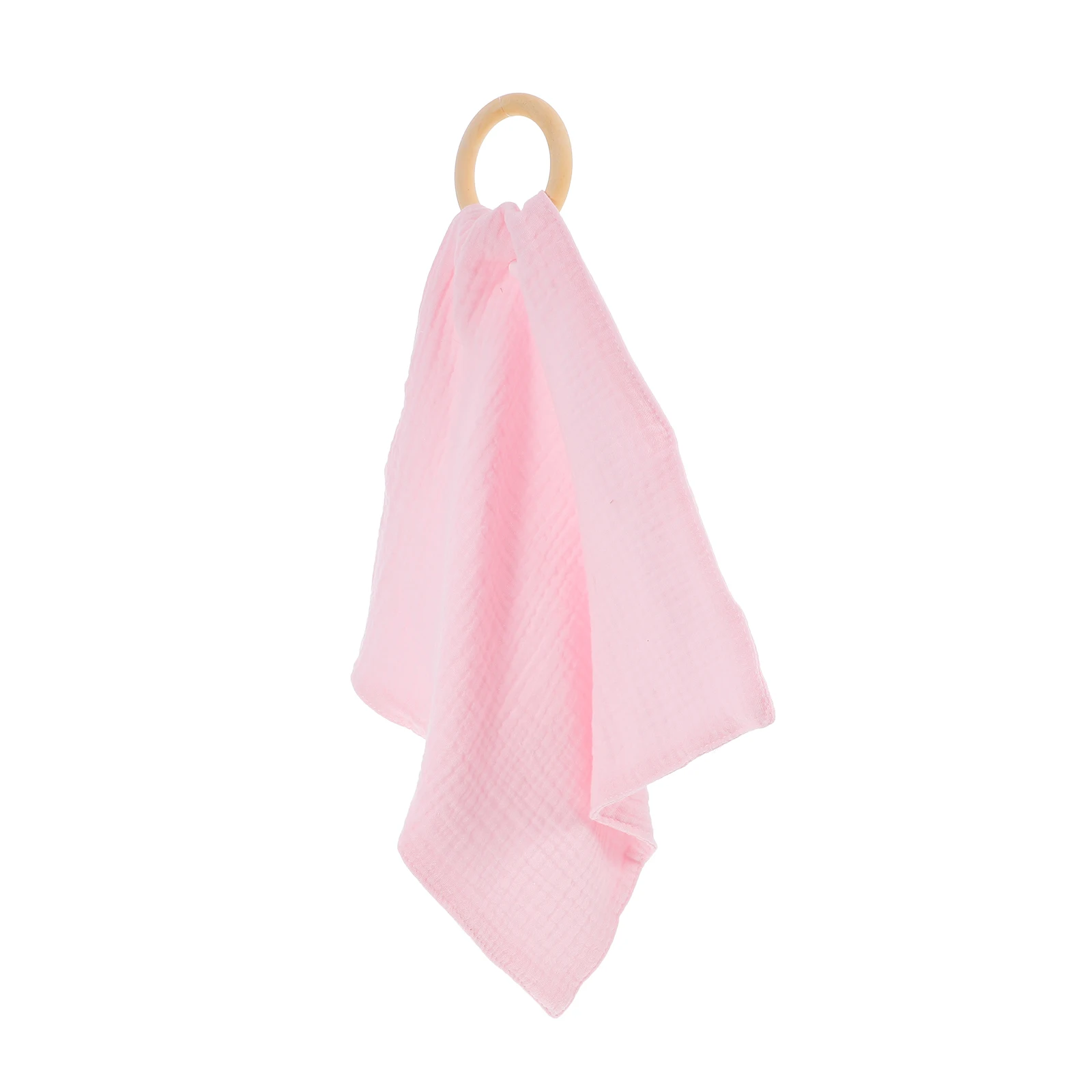 

Saliva Towel Infant Soothing Blanket Toddler Snuggle Pure Cotton Pink Soft Newborn Multifunctional Sensory