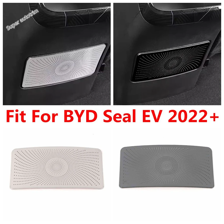 

For BYD Seal EV 2022 -2024 Car Armrest Box Stereo Speaker Audio Horn Sound Frame Cover Trim Stainless Steel Accessories Interior