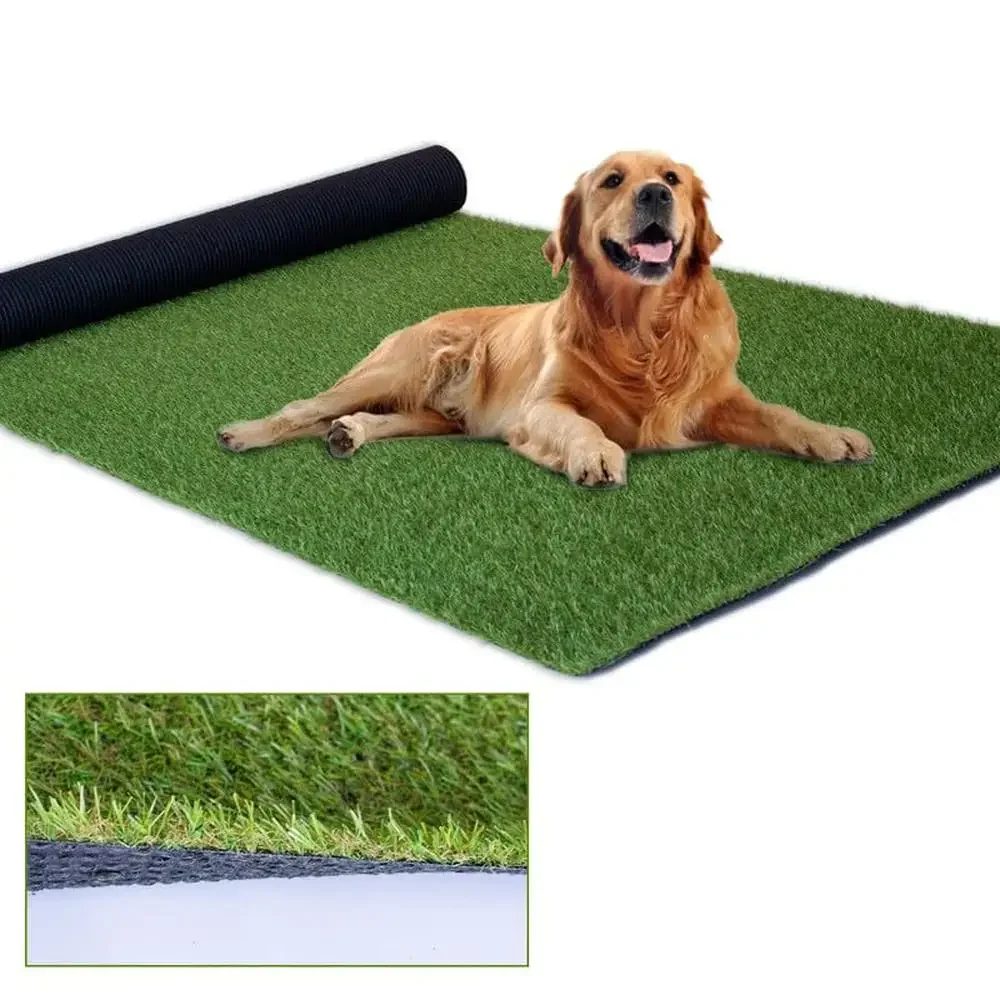 

Customized Pet Artificial Grass Mat 3 x 8 Feet Indoor Outdoor Synthetic Fake Grass Turf Garden Lawn Landscape High Quality UV