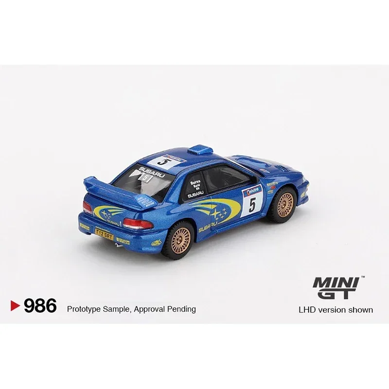 

MINIGT 986 1:64 Subaru Impreza WRC99 1999 Rally Australia Winner #5 Exclusive Collection ToysDiecast Car Model