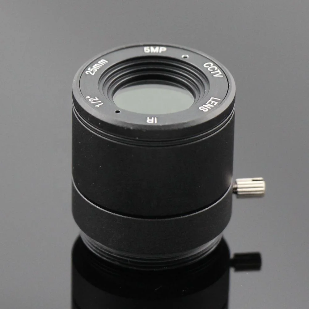 

Cctv Lens 25mm Fixed Lens with 1/2" & 5 Megapixel