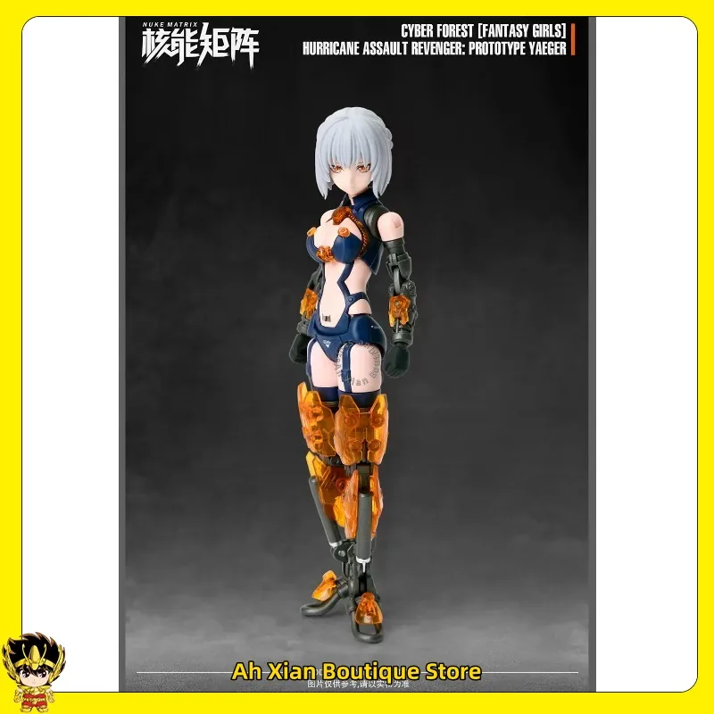 

Cyber Forest Fantasy Girls Amelia Hartmann NUKE MATRIX Mobile Suit Anime Action Figure Assembly Model Kits Toys Gift