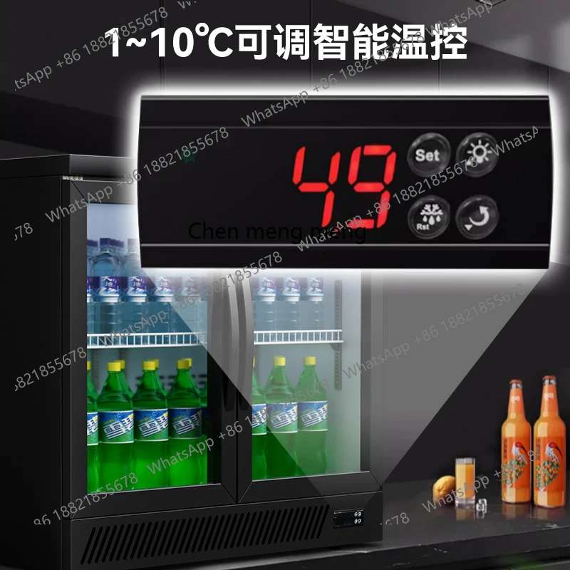 Weinbarschrank, kleiner Bier-Desktop, gekühlte Vitrine, kommerzielle Getränkekonservierung