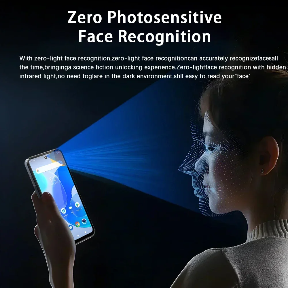 W&O X200 Ultra-thin 4G Smartphone Android 10 6.53 Inch HD+ Display 4GB RAM+64GB ROM Mobile phone 13MP 4800mAh Battery Dual SIM