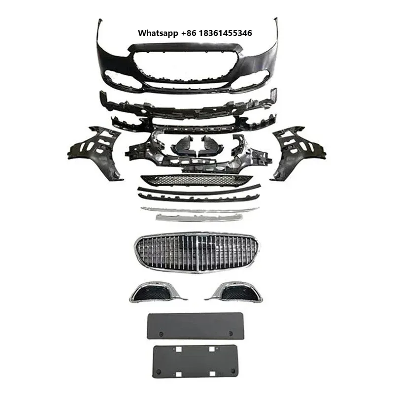 

For S CLASS W223 2020 Full Body Modification kit S class W223 upgrade to front bumper rear bumper