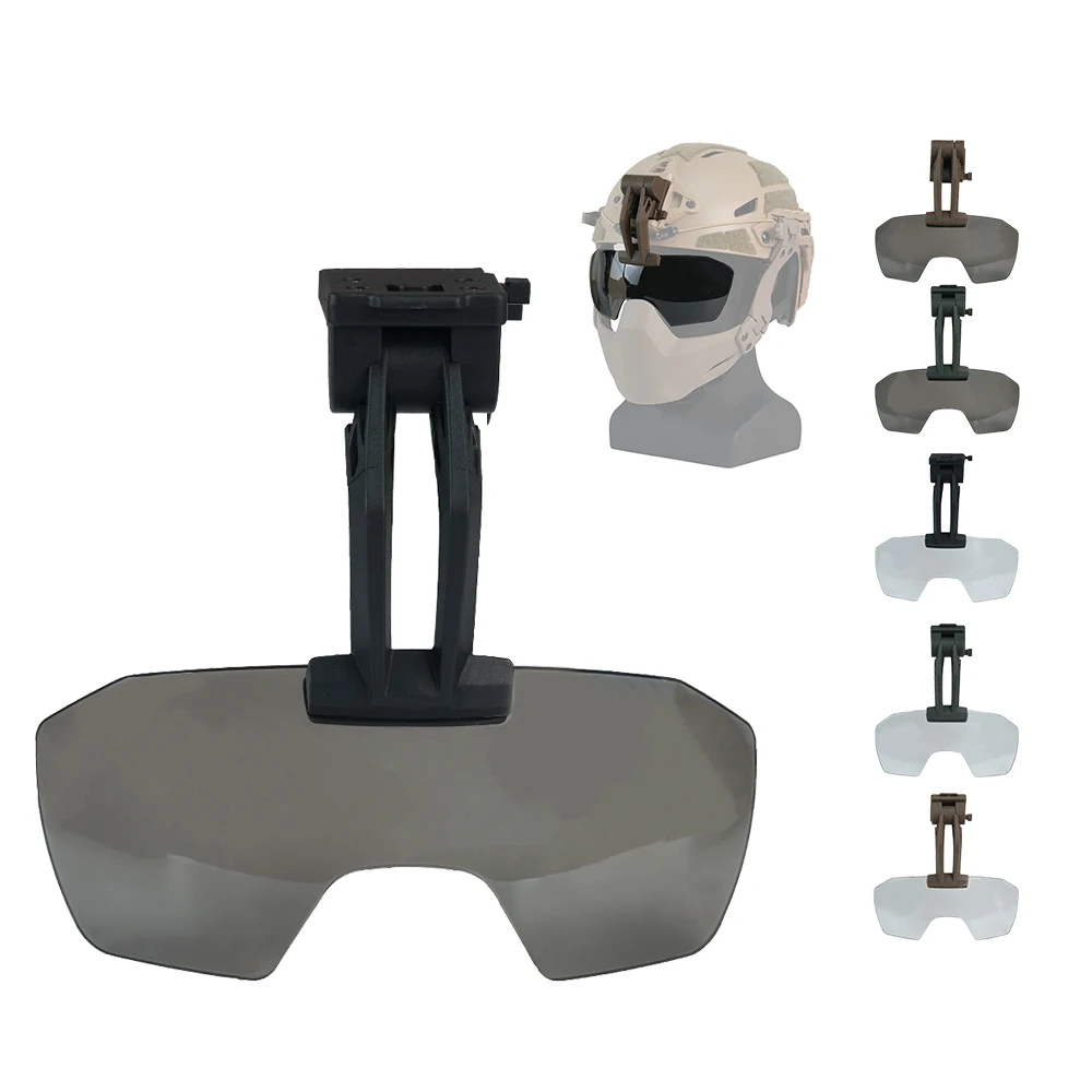 BOOIU 리비전 고글 - 프레임리스 & 쉬운 설치 |   야외 활동 및 에어소프트