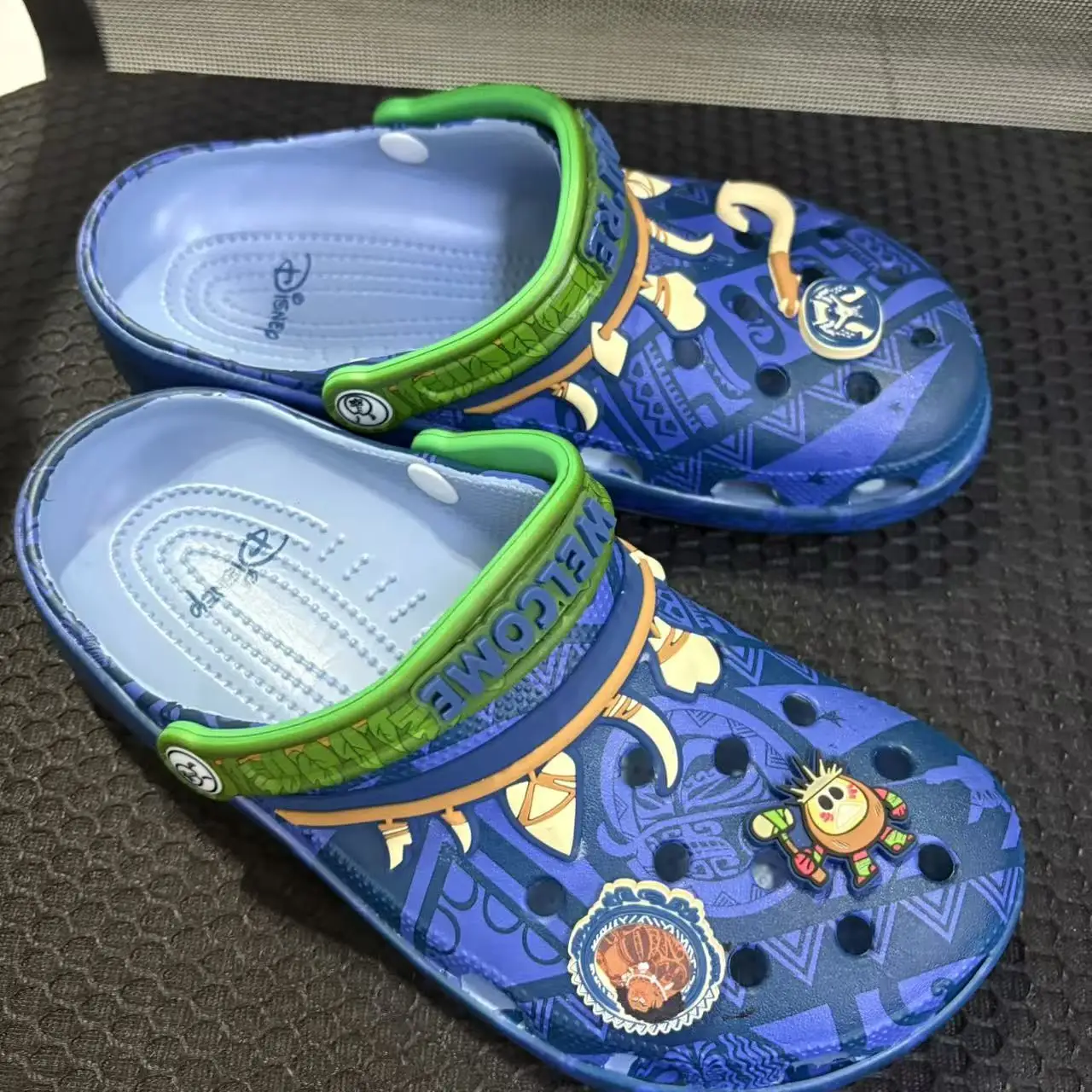 

Фигурки Моаны, фильм, океан, принцесса Мауи, мультфильм, аниме, тапочки для взрослых, дышащие летние сандалии из ЭВА, уличная обувь для косплея, подарок