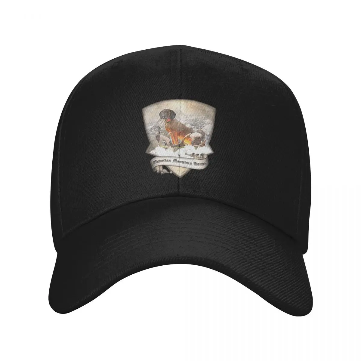 Fashion Bavarian Mountain Hound Art baseball cap Vintage Distressed Men Hat
